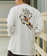 【ムラサキスポーツ限定】SANTACRUZ/サンタクルーズ Bone Hand Broken L/S Tee 502233401(OFFBK-M)