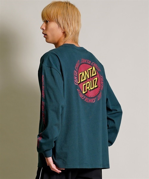 SANTA CRUZ サンタクルーズ 502231404 メンズ トップス カットソー Tシャツ 長袖 KK1 A19(FORES-M)