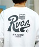 RVCA/ルーカ TACTIX LS TEE ムラサキスポーツ限定 バックプリント BE041-P06(BLK-S)