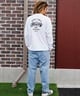 【 ムラサキスポーツ限定】LURKING CLASS ラーキングクラス メンズ 長袖 Tシャツ ロンT バックプリント スリーブロゴ ST23FTM08(WHITE-M)