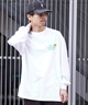 【ムラサキスポーツ限定】 TOY MACHINE トイマシーン メンズ 長袖 Tシャツ ロンT オーバーサイズ バックプリント MTMPLT5(WHITE-M)