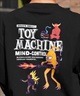 【ムラサキスポーツ限定】 TOY MACHINE トイマシーン メンズ 長袖 Tシャツ ロンT オーバーサイズ バックプリント MTMPELT6(WHITE-M)