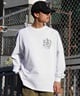 【ムラサキスポーツ限定】 TOY MACHINE トイマシーン メンズ 長袖 Tシャツ ロンT オーバーサイズ バックプリント MTMPELT7(WHITE-M)