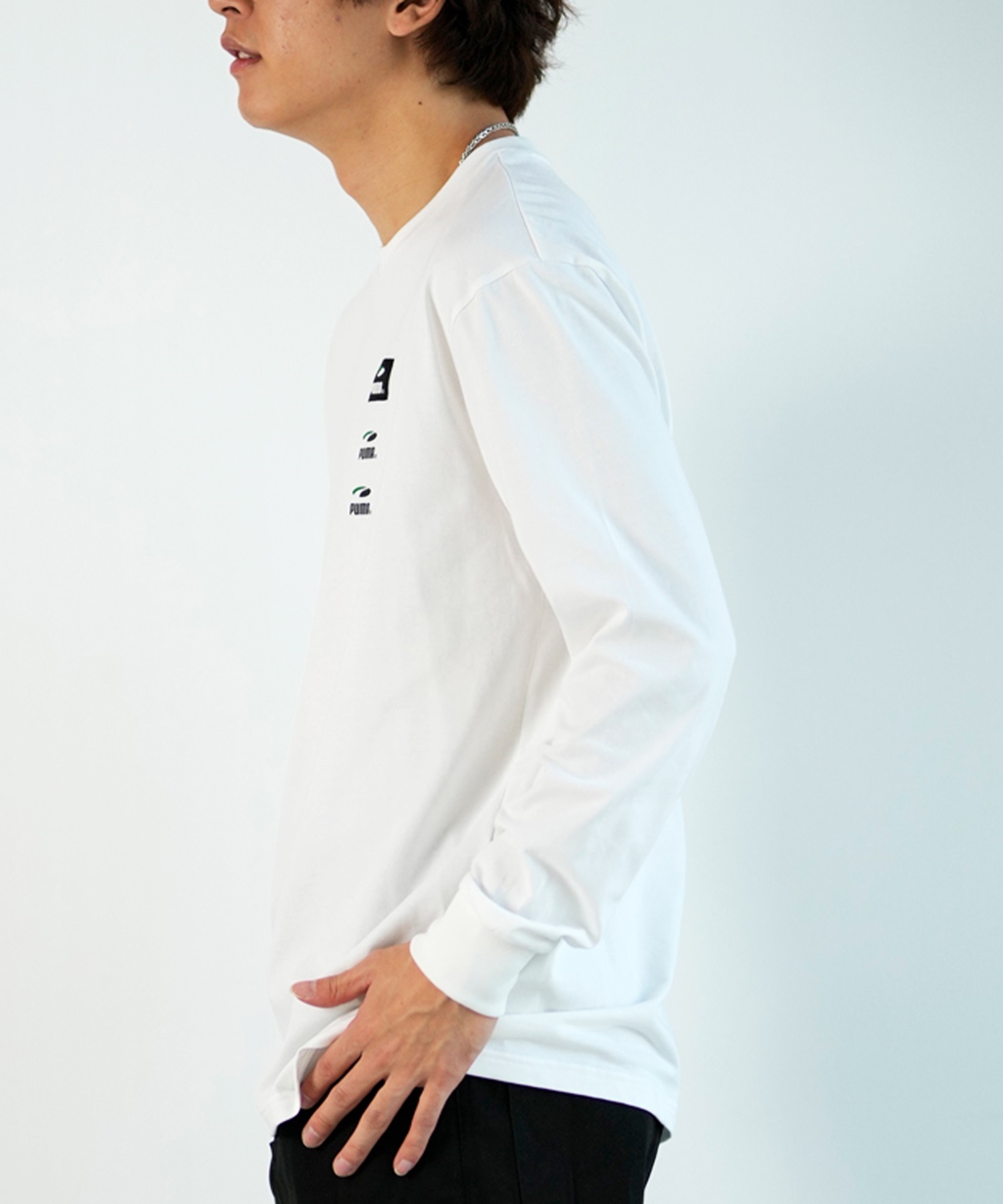 PUMA SKATEBOARDING プーマ スケートボーディング ロンTEE ルーズシルエット 625692(01-M)