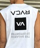 RVCA ルーカ メンズ タンクトップ マッスルタンク カットオフスリーブ ボックスロゴ ノースリーブTシャツ BE041-352(KHA-S)