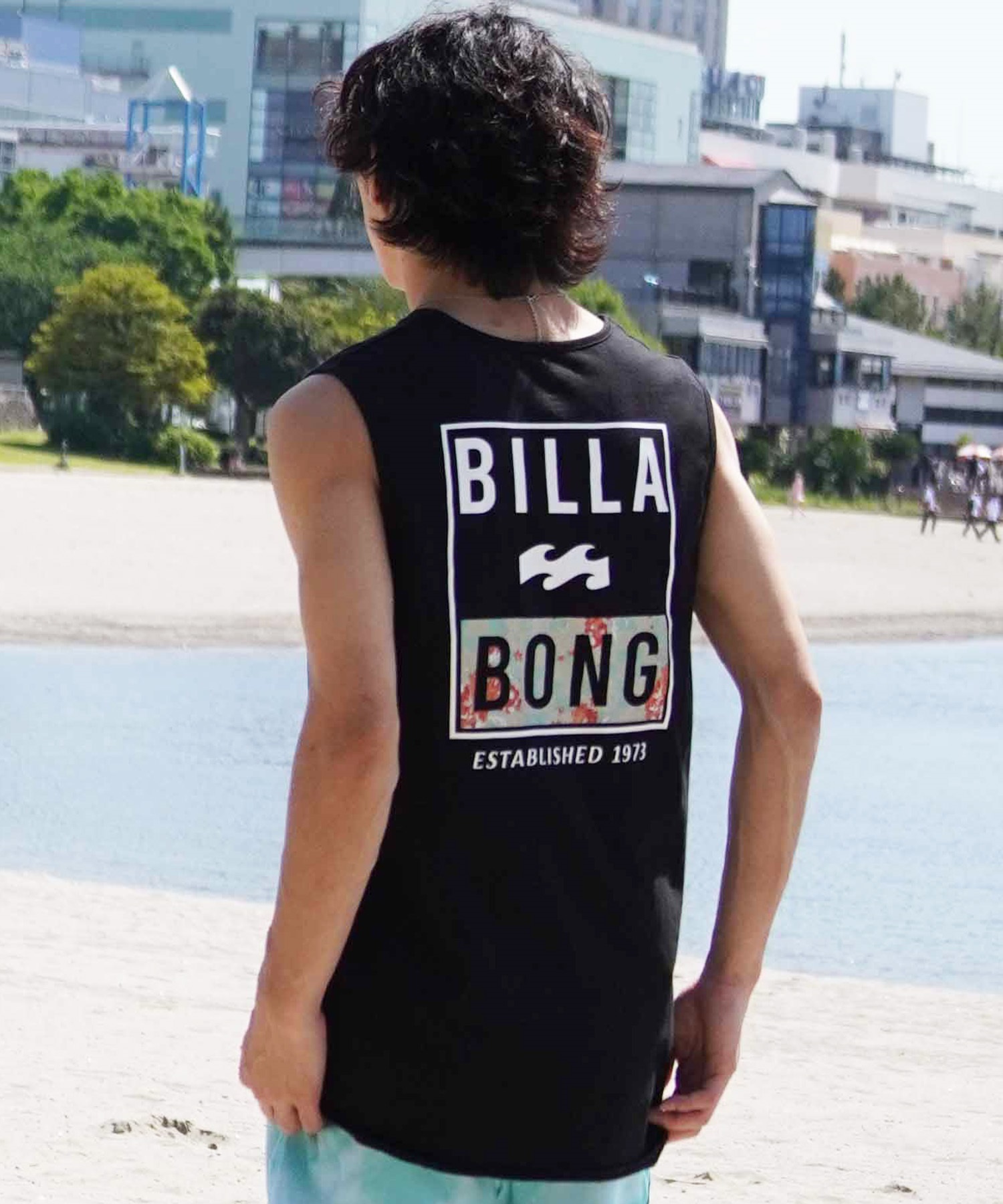 BILLABONG ビラボン タンクトップ メンズ バックプリント カットオフ ADVISORY BE01A-350(CRB-M)