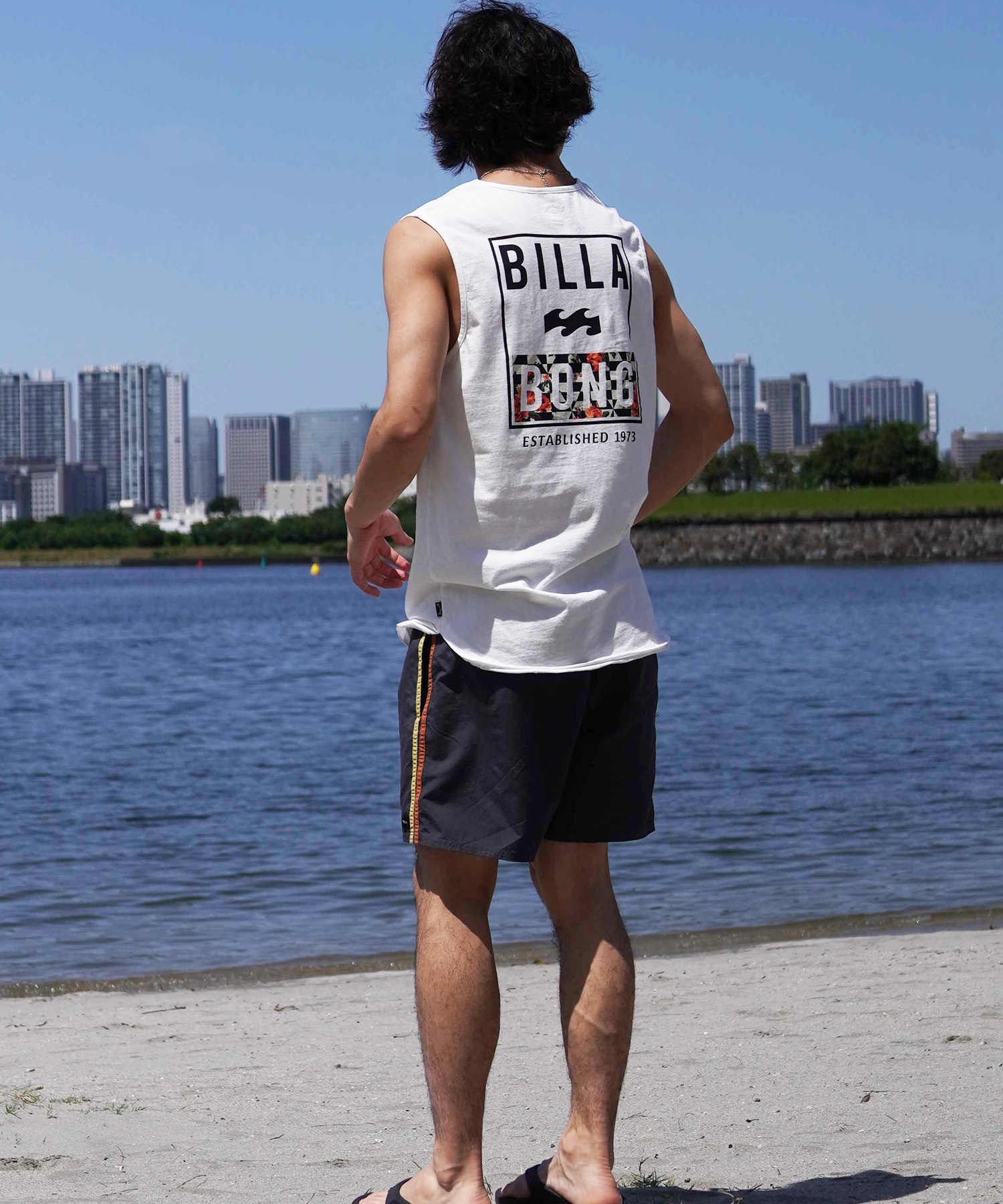 BILLABONG ビラボン タンクトップ メンズ バックプリント カットオフ ADVISORY BE01A-350(CRB-M)