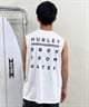 Hurley ハーレー タンクトップ メンズ バックプリント ブランドロゴ MENS BORN FROM WATER SL 24MRSMSL07(WHT-M)