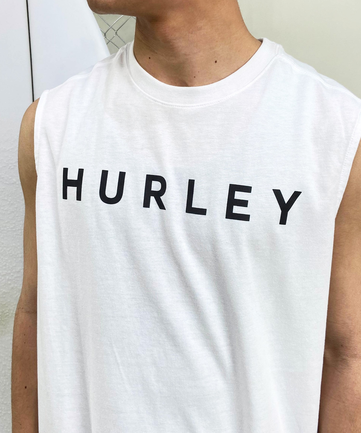 Hurley ハーレー タンクトップ メンズ バックプリント ブランドロゴ MENS BORN FROM WATER SL 24MRSMSL07(WHT-M)