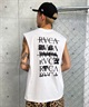 RVCA ルーカ タンクトップ カットオフ バックプリント オーバーサイズ BE04A-360(WHT-S)