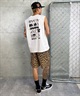 RVCA ルーカ タンクトップ カットオフ バックプリント オーバーサイズ BE04A-360(WHT-S)