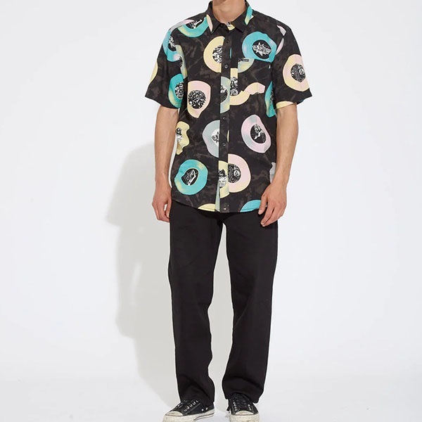 VOLCOM ボルコム VOLCOM SHORT SLEEVE SHIRT A0412301 メンズ 半袖 シャツ KK1 C17(WCG-M)