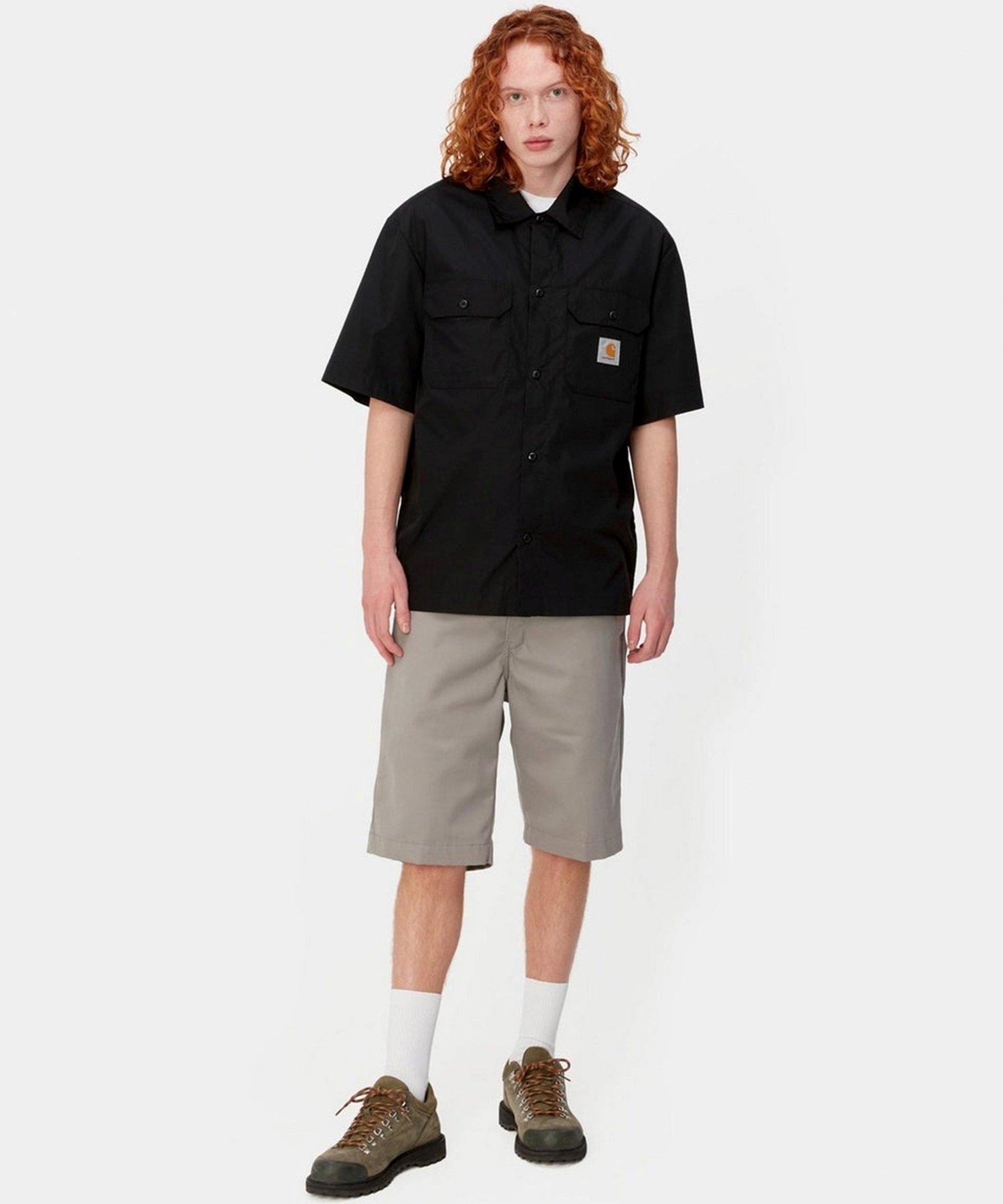 Carhartt WIP カーハート ダブリューアイピー 半袖 シャツ メンズ S S CRAFT SHIRT I033023(BLACK-M)