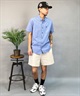 RVCA ルーカ 半袖 シャツ メンズ オープンカラー 細ストライプ シアサッカー ENDLESS SEERSUCKER SS BE04A-128(BPP0-S)