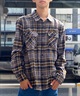 BRIXTON ブリクストン DESI BOWERY L/S FLANNEL 1213 メンズ 長袖 シャツ(WNBRO-M)