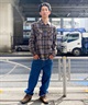 BRIXTON ブリクストン DESI BOWERY L/S FLANNEL 1213 メンズ 長袖 シャツ(BKDPB-M)