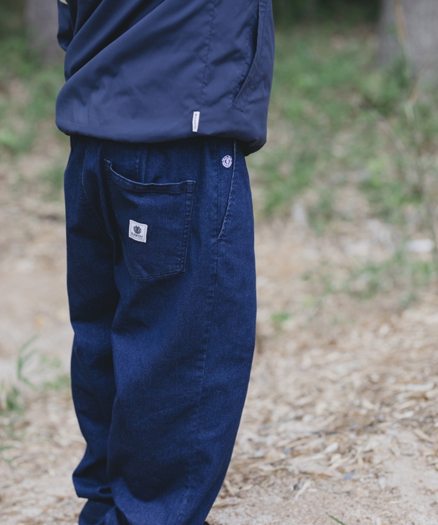 ELEMENT/エレメント SHOD PANTS BIG メンズ ロングパンツ デニム