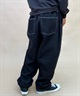 RVCA/ルーカ ロングパンツ デニム ジーンズ ワイドシルエット 24/7 BD042-736(BLK-S)