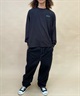 RVCA/ルーカ ロングパンツ デニム ジーンズ ワイドシルエット 24/7 BD042-736(BLK-S)