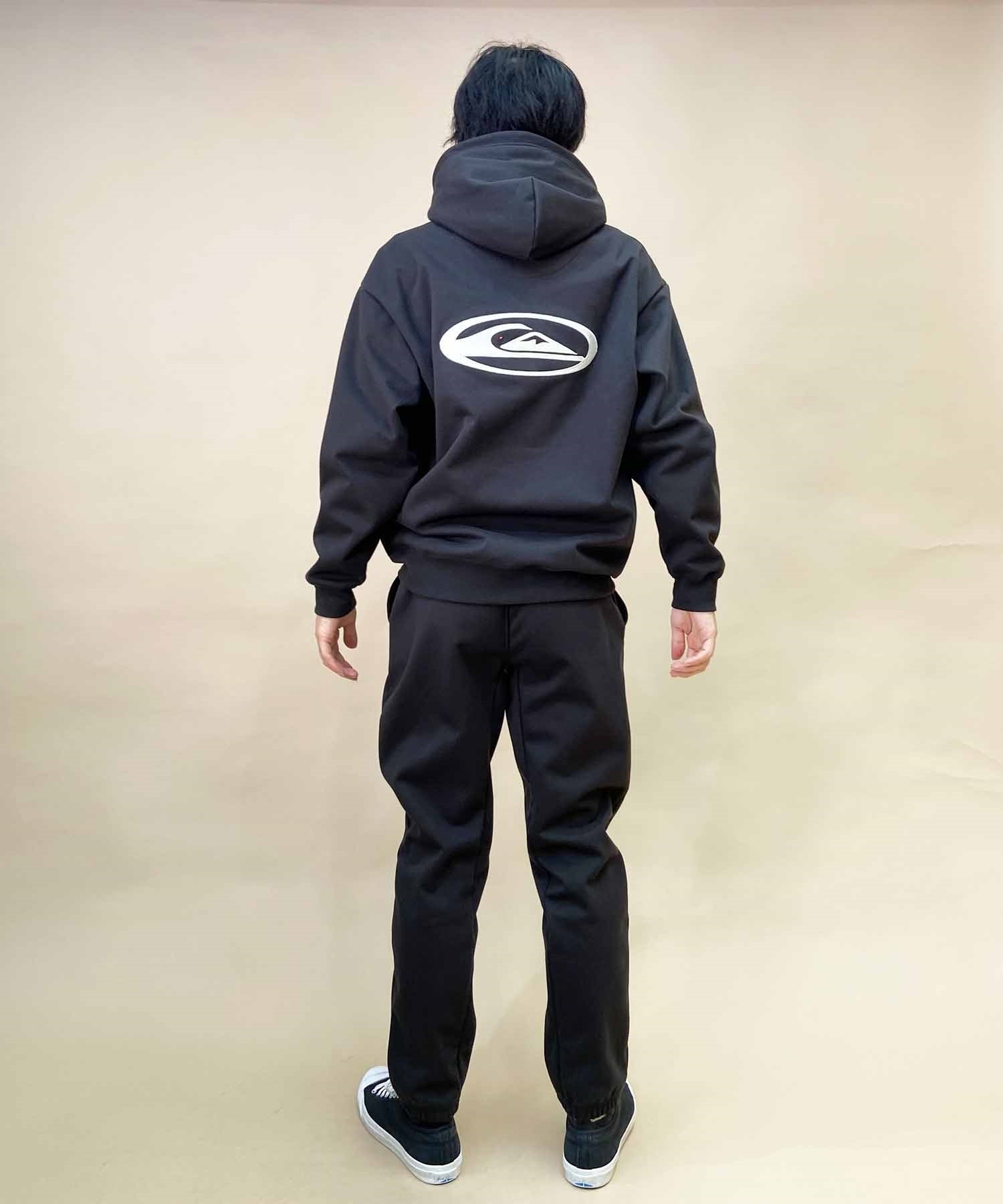 QUIKSILVER/クイックシルバー メンズ 防風パンツ ルーズフィット 撥水 セットアップ対応 QPT234051(BLK-M)