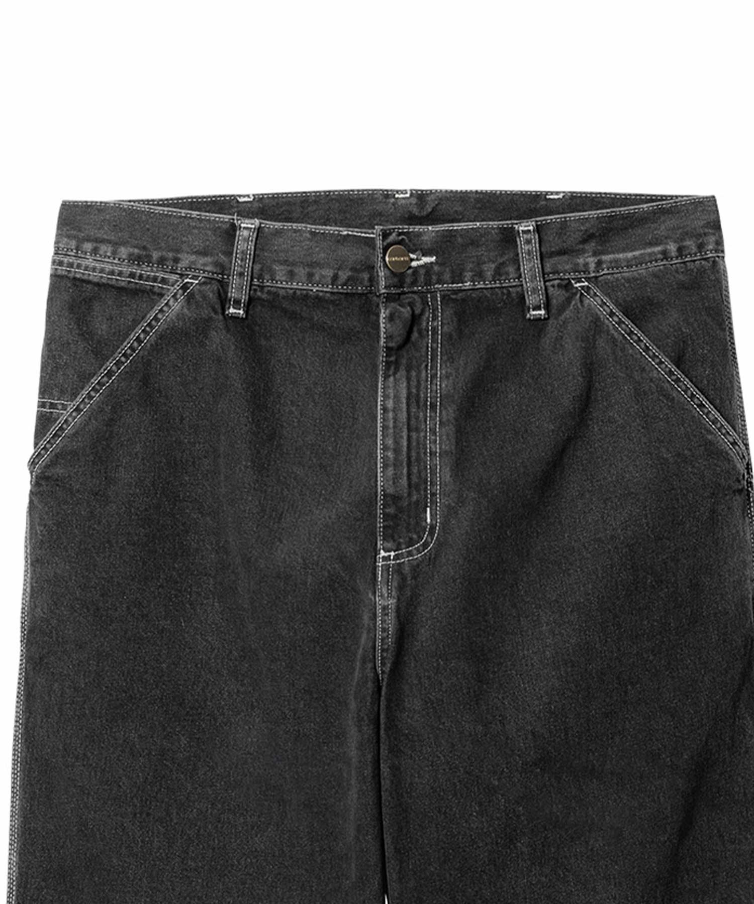 Carhartt WIP/カーハートダブリューアイピー メンズ デニムパンツ ストレート リラックスシルエット I022947(BLACK-28.0inch)