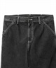 Carhartt WIP/カーハートダブリューアイピー メンズ デニムパンツ ストレート リラックスシルエット I022947(BLACK-28.0inch)