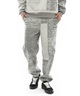 RVCA/ルーカ PATCHWORK BANDANA SWEAT PANTS メンズ スウェットパンツ ペイズリー柄 防風 撥水 セットアップ対応 BD042-743(BLK-S)