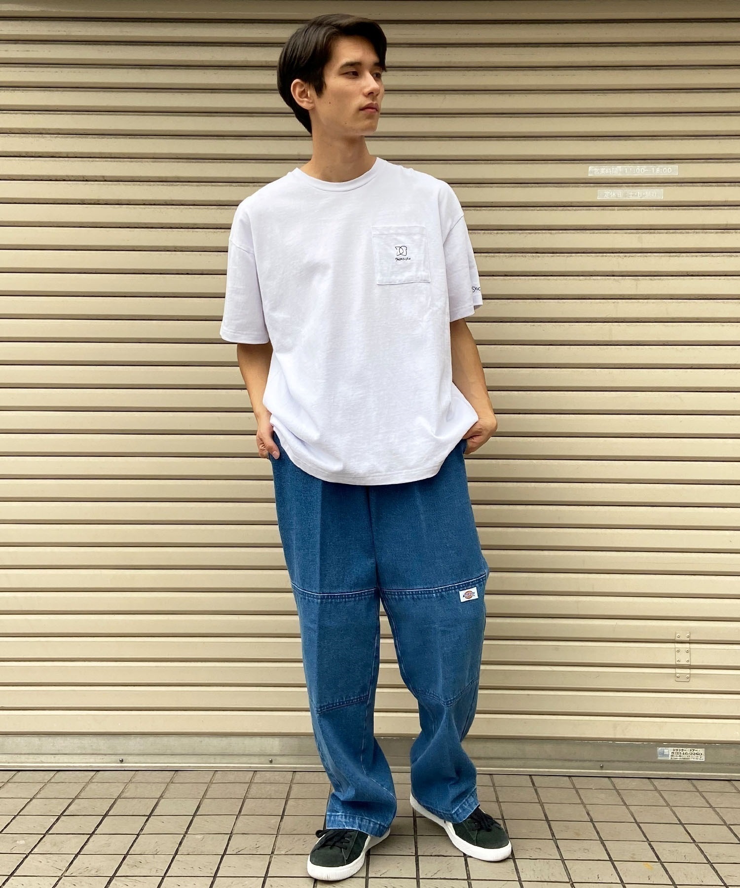 Dickies/ディッキーズ メンズ デニムパンツ ワークパンツ ルーズ