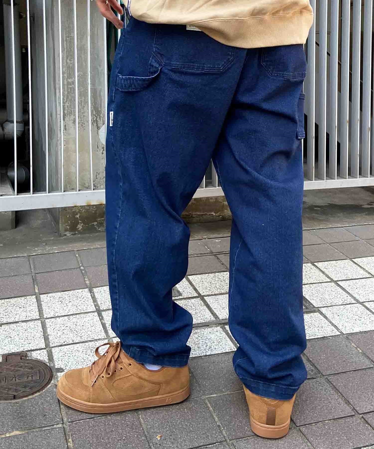 【クーポン対象】ELEMENT エレメント メンズ ロングパンツ ペインターパンツ ルーズシルエット BE021-703(BDM-M)