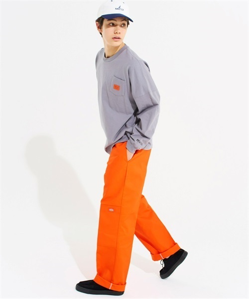 Dickies ディッキーズ ダブルニーパンツ 14788800 メンズ ロングパンツ オレンジ II A29(25OR-30)