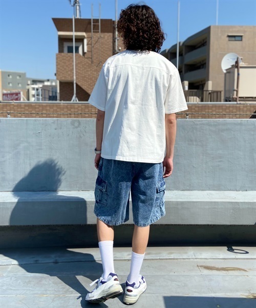 SANTA CRUZ サンタクルーズ SCREAMING HAND CARGO SHORTS 502231503 メンズ ショートパンツ KK1 E2(BK-M)