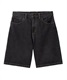 Carhartt WIP/カーハートダブリューアイピー ショートパンツ/デニムショーツ ルーズフィット I031921(BLACK-S)