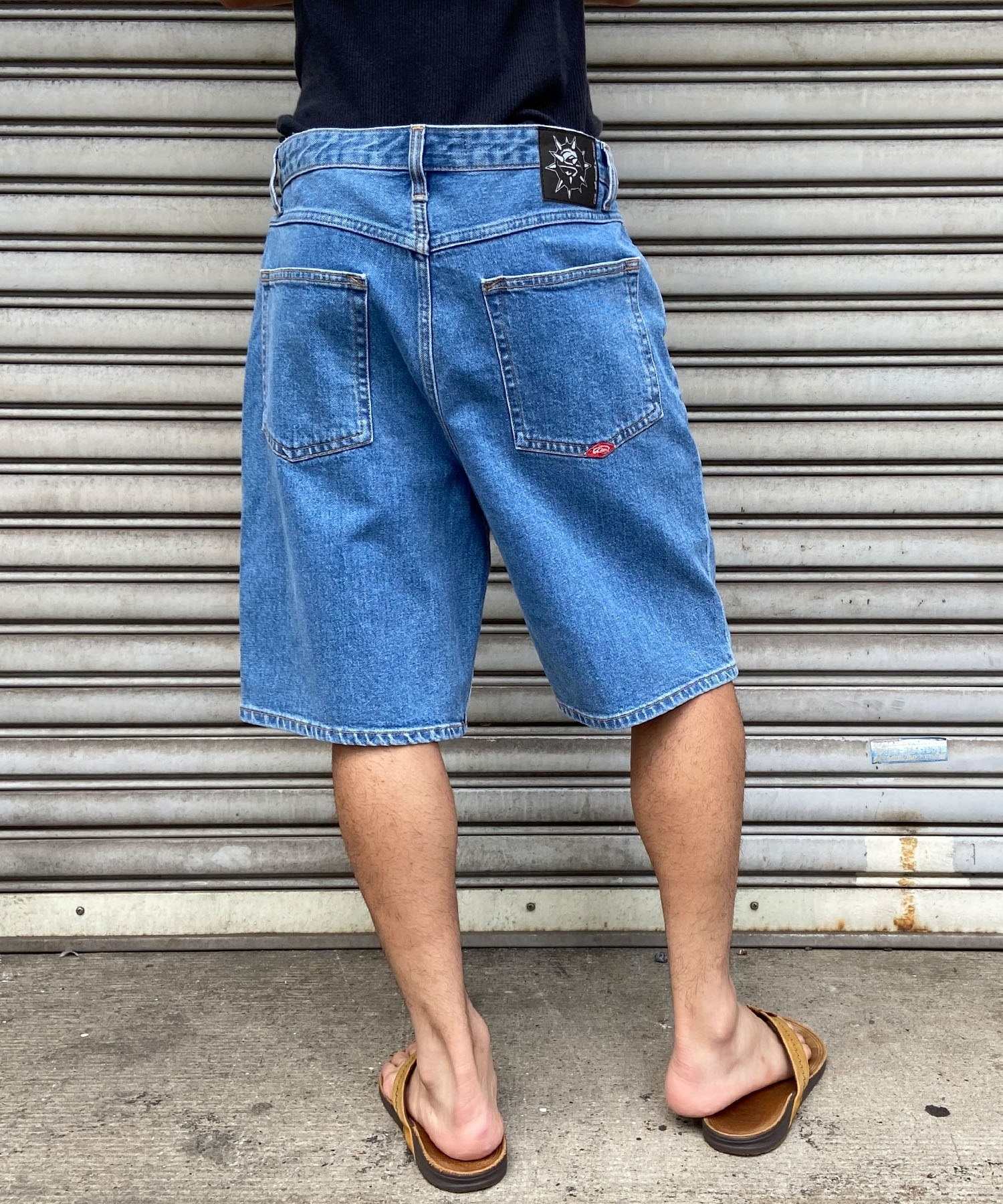 【クーポン対象】QUIKSILVER クイックシルバー メンズ デニム ショートパンツ バギーパンツ オーバーサイズ AQYDS03000(BSP0-30.0inch)