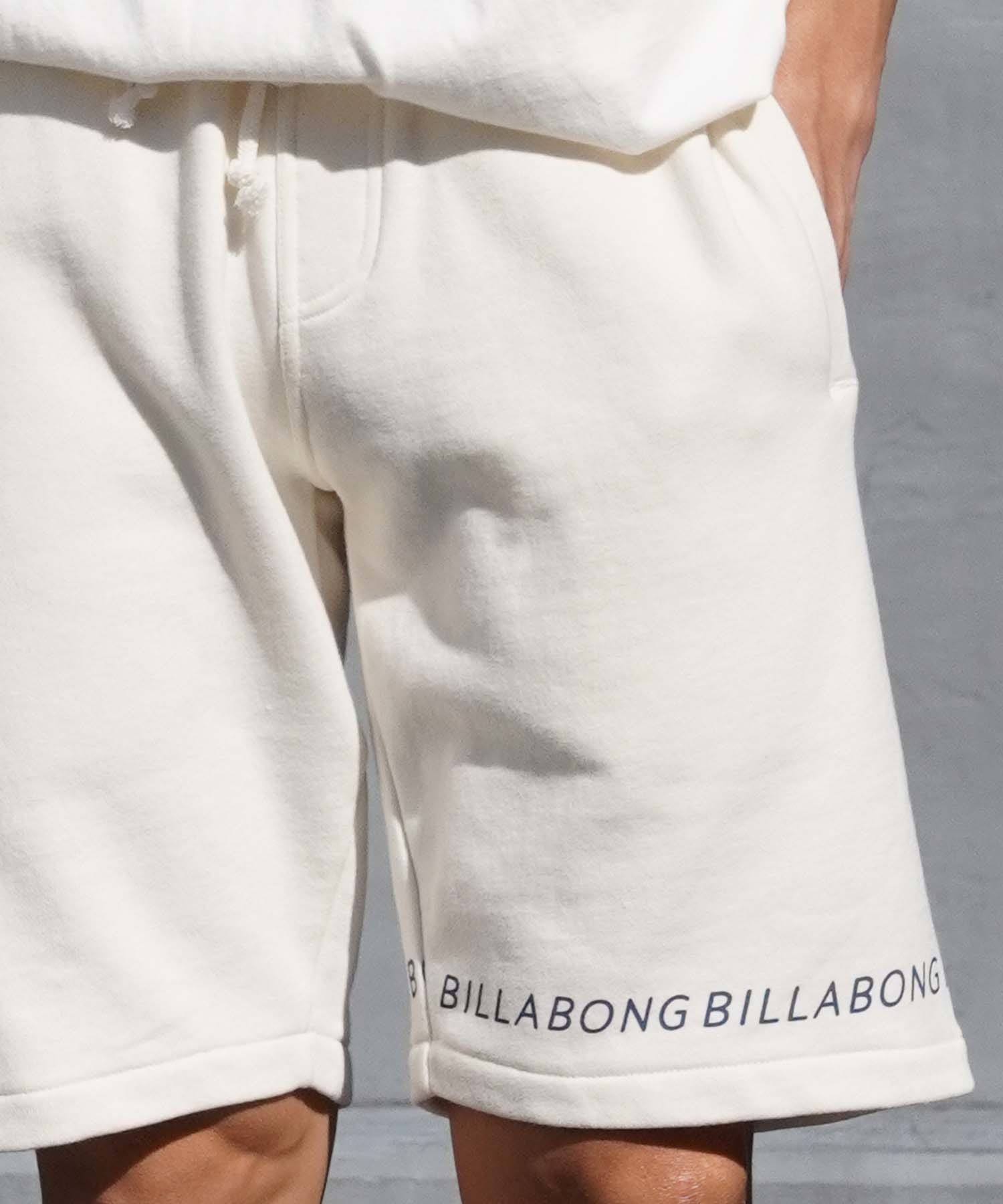 【クーポン対象】BILLABONG ビラボン LOGO PRINT SHORTS メンズ ショートパンツ ショーツ スウェット ロゴ 裏ピーチ起毛 BE011-605(CRM-M)