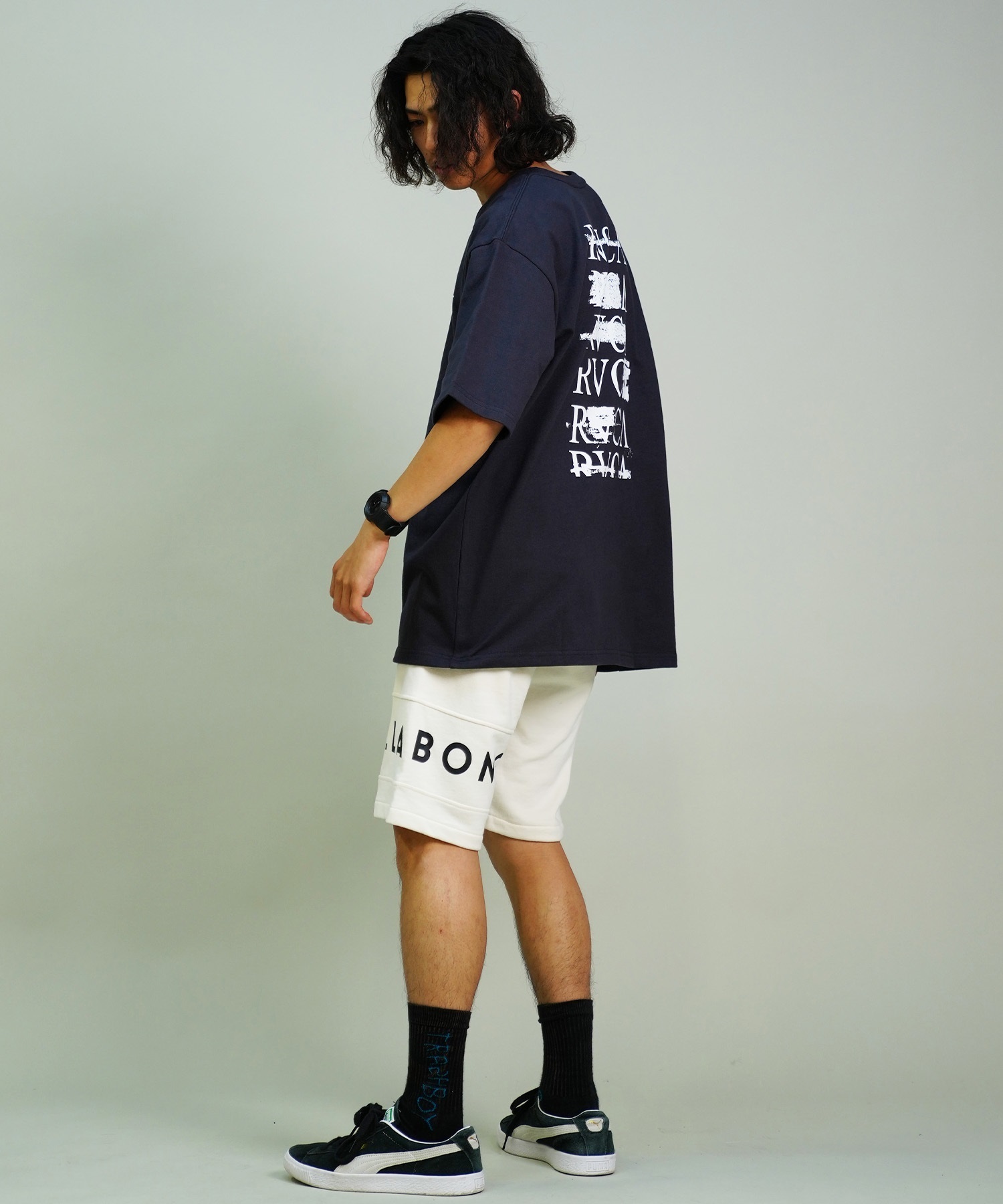 BILLABONG ビラボン ショートパンツ メンズ スウェット 裏毛 ブランドロゴ LOGO PRINT ウォークパンツ BE01A-602(IND-M)