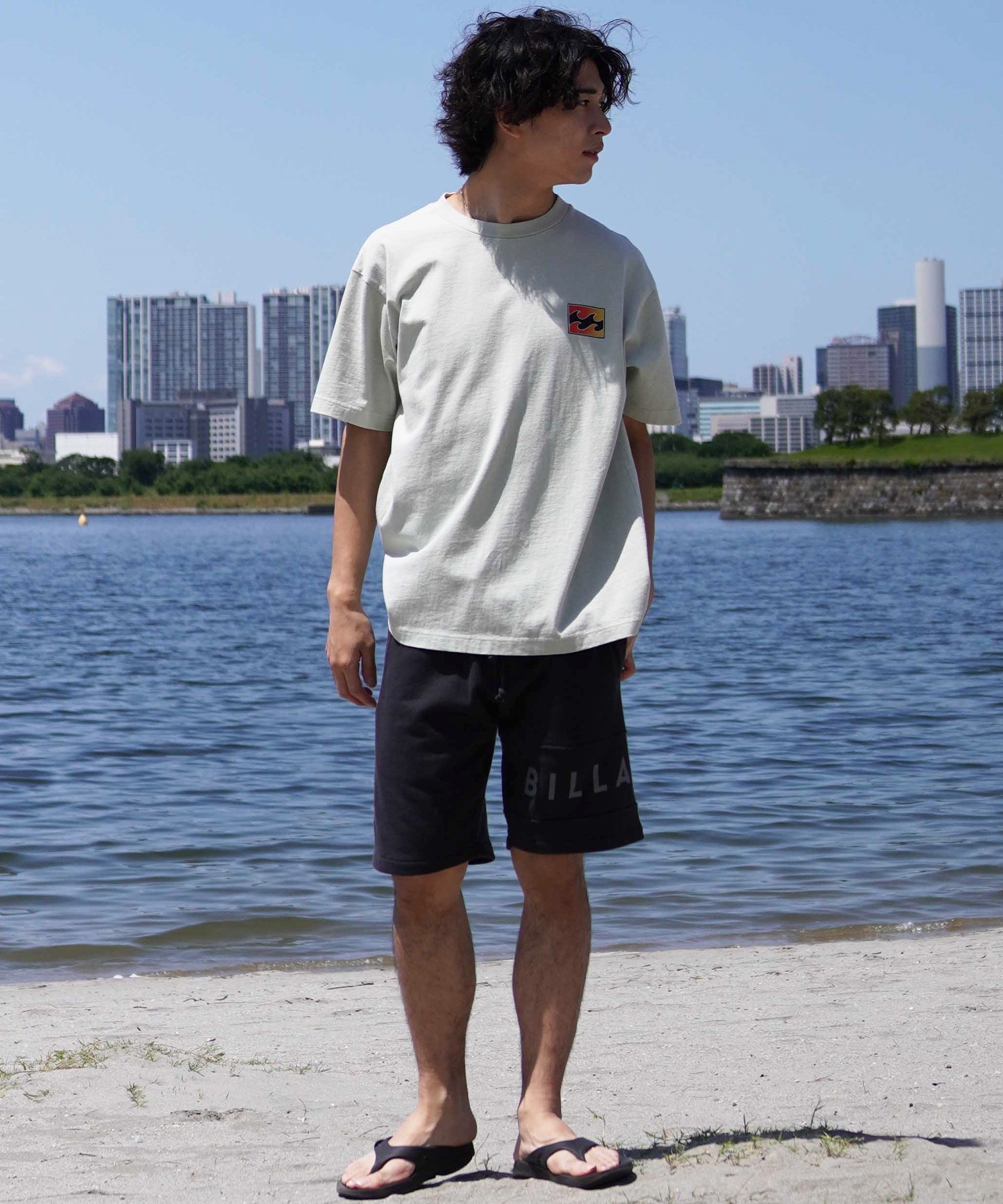 BILLABONG ビラボン ショートパンツ メンズ スウェット 裏毛 ブランドロゴ LOGO PRINT ウォークパンツ BE01A-602(IND-M)