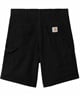 Carhartt WIP カーハートダブリューアイピー DOUBLE KNEE SHORT メンズ ショートパンツ ハーフパンツ I033118(BLACK-30.0inch)