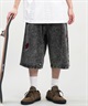 SANTACRUZ サンタクルーズ ショートパンツ メンズ デニムショーツ ロング丈 Patches Jeans 2.0 Shorts 502242502 ムラサキスポーツ限定(BKSTW-M)