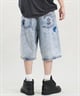 SANTACRUZ サンタクルーズ ショートパンツ メンズ デニムショーツ ロング丈 Patches Jeans 2.0 Shorts 502242502 ムラサキスポーツ限定(BKSTW-M)