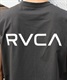 【クーポン対象】RVCA ルーカ BD041-856 メンズ ラッシュガード タンクトップ UVカット 水陸両用 ユーティリティ 速乾 バックプリント KK1 D23(BKWT-S)