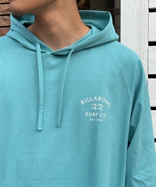 【クーポン対象】BILLABONG ビラボン BD011-860 メンズ ラッシュガード プルオーバーパーカー 長袖 UVカット 水陸両用 ユーティリティ 吸水速乾 KX1 D23(GRWT-M)