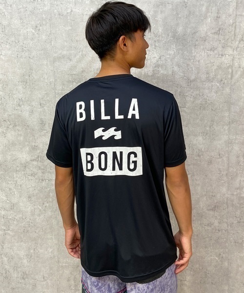 BILLABONG ビラボン BD011-863 メンズ ラッシュガード 半袖 UVカット 速乾 水陸両用 ユーティリティ ラッシュT KX1 E5(GRBK-M)