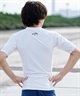 BILLABONG ビラボン メンズ 半袖 ラッシュガード タイトフィット ラウンドネック UVカット BE011-852(WHT-M)