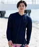 【クーポン対象】BILLABONG ビラボン メンズ 長袖 ラッシュガード ジップアップ パーカー UVカット BE011-855(BLK-S)