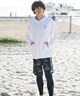 BILLABONG ビラボン メンズ 長袖 ラッシュガード ジップアップ パーカー UVカット BE011-855(WHT-S)