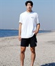 BILLABONG ビラボン メンズ 半袖 ラッシュガード Tシャツ バックプリント ユーティリティ 水陸両用 UVカット BE011-856(WHT-M)