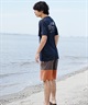 BILLABONG ビラボン メンズ 半袖 ラッシュガード Tシャツ バックプリント ユーティリティ 水陸両用 UVカット BE011-856(BLK-M)