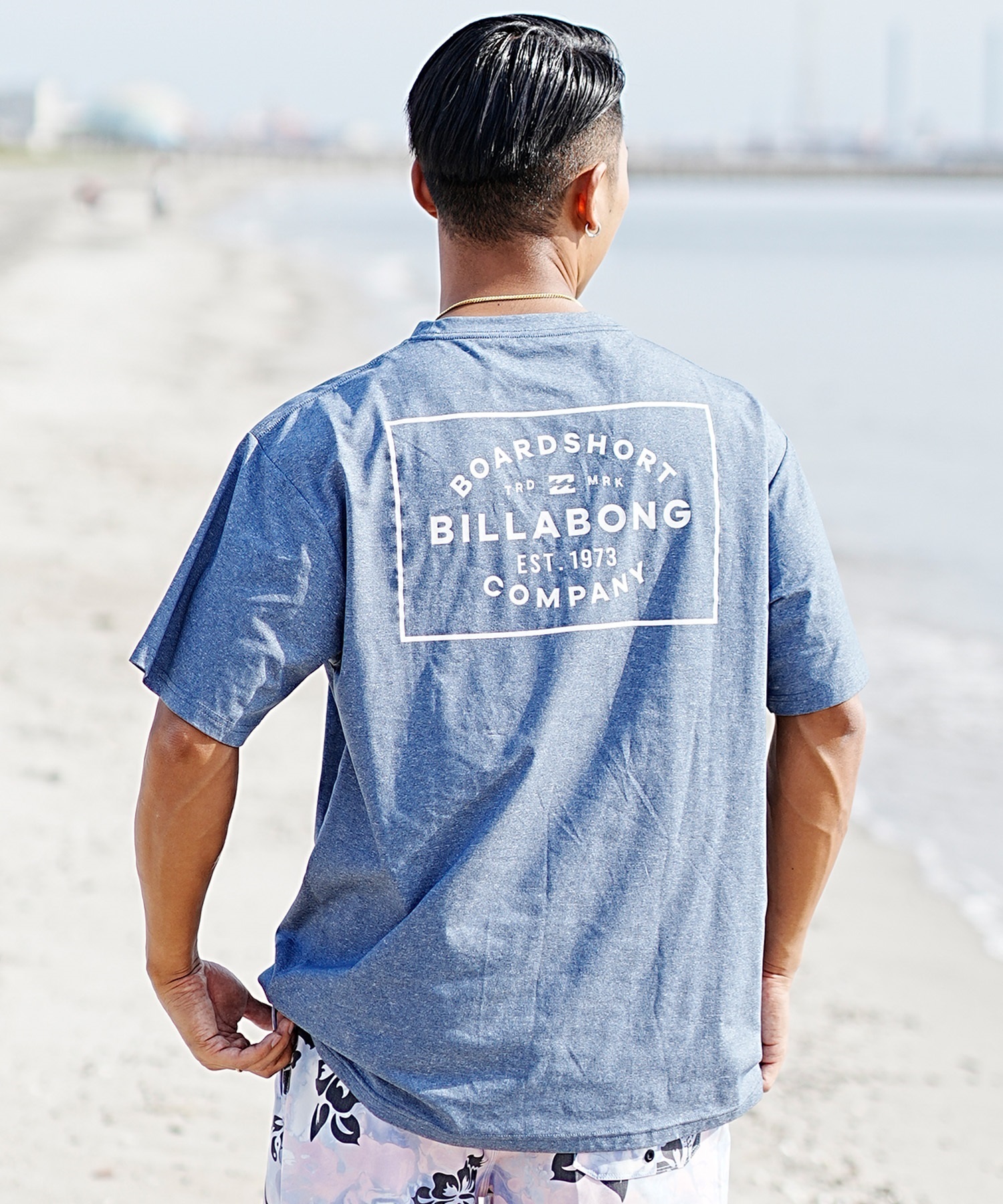 BILLABONG ビラボン メンズ 半袖ラッシュガード ユーティリティ 水陸両用 UVケア BE011-858(WHT-M)