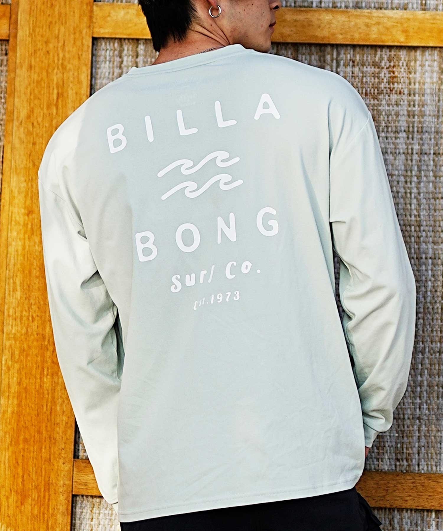 BILLABONG ビラボン メンズ 長袖 ラッシュガード ユーティリティ 水陸両用 UVカット 速乾 BE011-862(SAG-M)