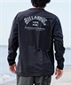 【クーポン対象】BILLABONG ビラボン メンズ 長袖 ラッシュガード バックプリント 撥水 速乾 BE011-866(BLK-M)